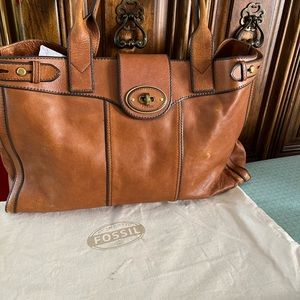 Vintage Fossil xl tote